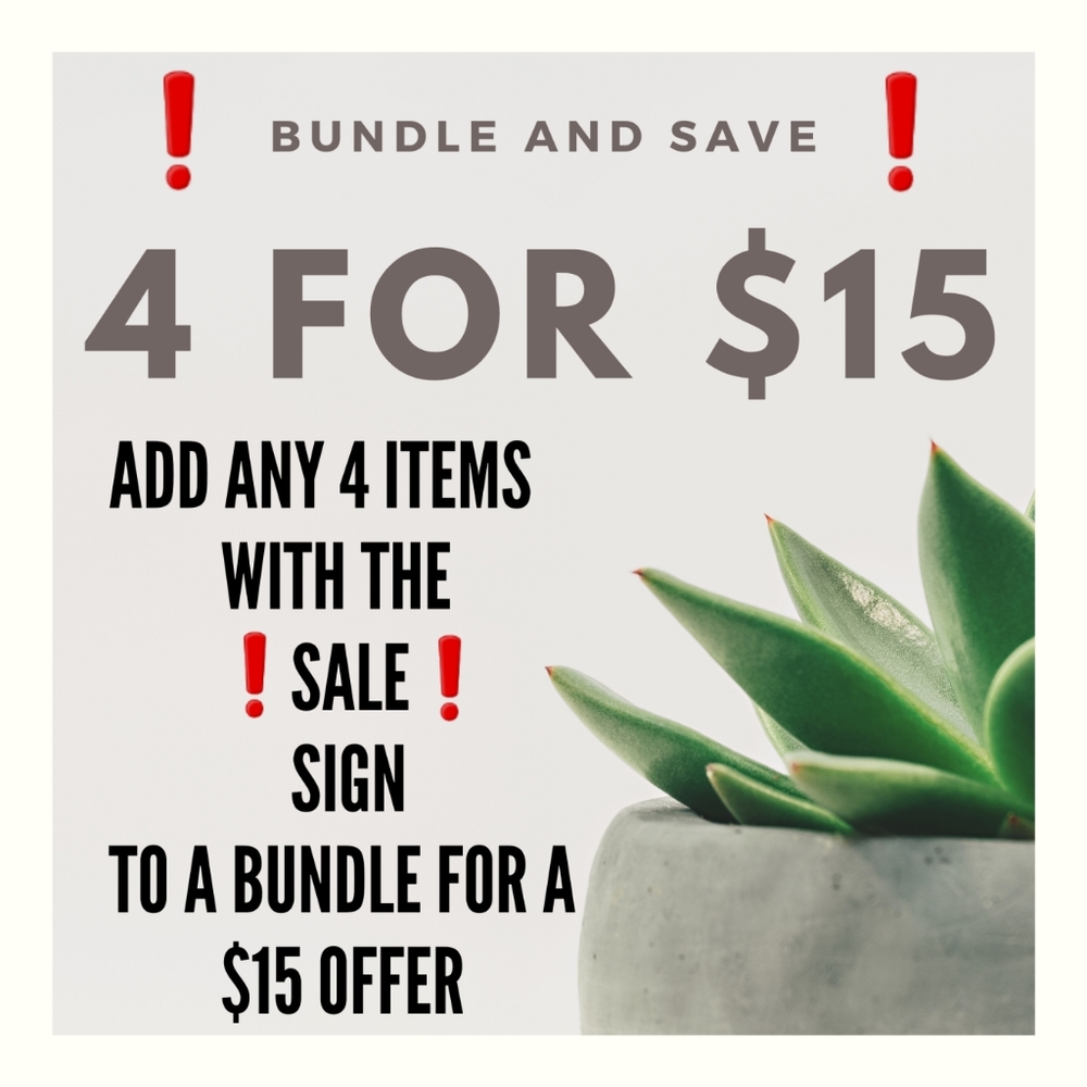❗Sale❗ 4 for $15 sale❗